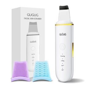 •new• GUGUG facial scrubber vibrating pore cleaning spatula blackhead remover